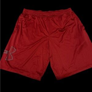 Under Armour Men's Red Athletic Shorts